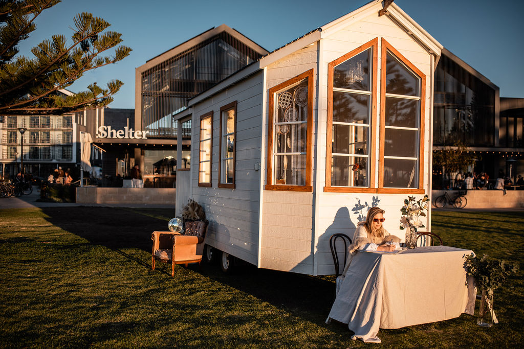 little chapel on wheels at the busselton foreshore